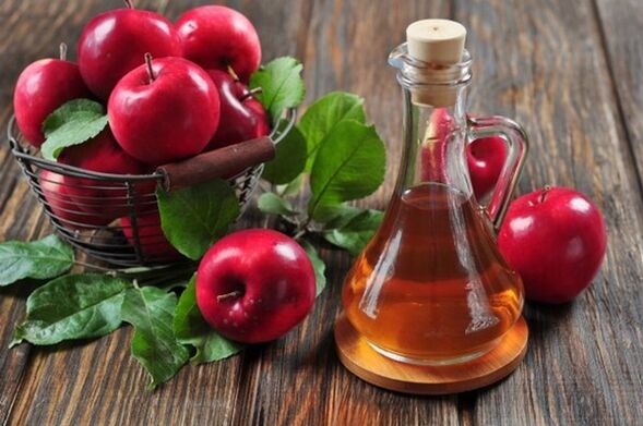 Apple cider vinegar relieves swelling and pain in the legs due to varicose veins.